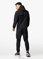 Gym King Rebellion Overhead Jacket Black Men Clothing J2PFB303 - Image 12