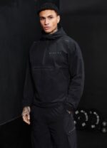 Gym King Rebellion Overhead Jacket Black Men Clothing J2PFB303 - Image 14