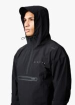 Gym King Rebellion Overhead Jacket Black Men Clothing J2PFB303 - Image 8