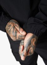 Gym King Rebellion Overhead Jacket Black Men Clothing J2PFB303 - Image 10