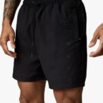 Gym King Rebellion Swim Short 5'' Black Men Clothing J2PFB165