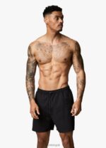 Gym King Rebellion Swim Short 5'' Black Men Clothing J2PFB165 - Image 3
