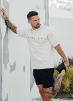 Gym King Rebellion Tee Antique White Men Clothing J2PFB43 - Image 2