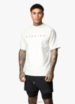 Gym King Rebellion Tee Antique White Men Clothing J2PFB43 - Image 14