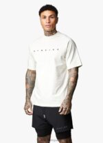 Gym King Rebellion Tee Antique White Men Clothing J2PFB43 - Image 10