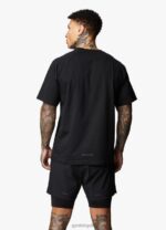 Gym King Rebellion Tee Black Men Clothing J2PFB44 - Image 8