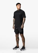 Gym King Rebellion Tee Black Men Clothing J2PFB44 - Image 9