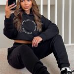 Gym King Recharge Drop Shoulder Hoodie Black Women Clothing J2PFB620