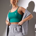 Gym King Recharge Short Light Grey Marl Women Clothing J2PFB515