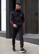 Gym King Reflect Poly Hood Black/Silver Men Clothing J2PFB269 - Image 2