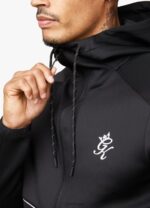 Gym King Reflect Poly Hood Black/Silver Men Clothing J2PFB269 - Image 3