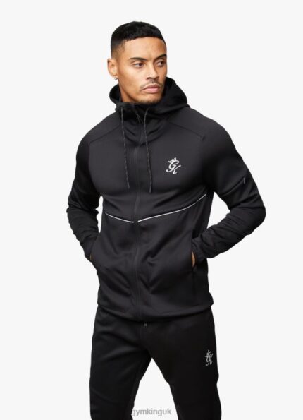 Gym King Reflect Poly Hood Black/Silver Men Clothing J2PFB269