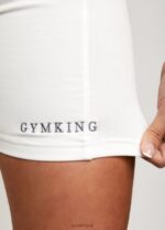 Gym King Release Rib Cycle Short Off-White Women Clothing J2PFB507 - Image 4