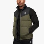 Gym King Resolute Gilet Khaki Men Clothing J2PFB310