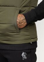 Gym King Resolute Gilet Khaki Men Clothing J2PFB310 - Image 5
