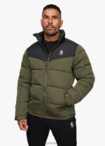 Gym King Resolute Puffer Black/Khaki Men Clothing J2PFB306 - Image 13