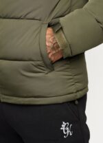 Gym King Resolute Puffer Black/Khaki Men Clothing J2PFB306 - Image 8