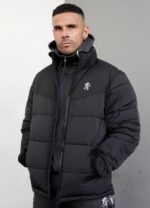 Gym King Resolute Puffer Black Men Clothing J2PFB305 - Image 4