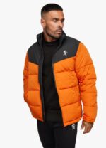 Gym King Resolute Puffer Black/Orange Men Clothing J2PFB309 - Image 3