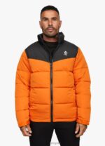 Gym King Resolute Puffer Black/Orange Men Clothing J2PFB309 - Image 6