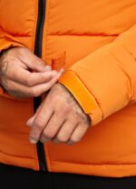 Gym King Resolute Puffer Black/Orange Men Clothing J2PFB309 - Image 8