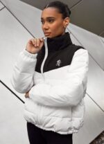 Gym King Resolute Puffer White/Black Women Clothing J2PFB640 - Image 3