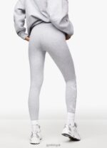 Gym King Script Legging Grey Marl Women Clothing J2PFB334 - Image 2