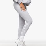 Gym King Script Legging Grey Marl Women Clothing J2PFB334