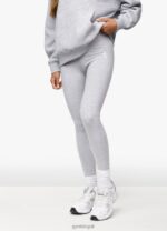 Gym King Script Legging Grey Marl Women Clothing J2PFB334 - Image 5