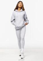 Gym King Script Legging Grey Marl Women Clothing J2PFB334 - Image 6