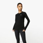 Gym King Seamless Ls Tee Black Women Clothing J2PFB444 - Image 2