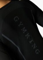 Gym King Seamless Ls Tee Black Women Clothing J2PFB444 - Image 6