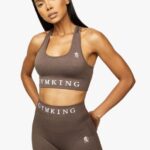 Gym King Seamless Results Bra Espresso Marl Women Clothing J2PFB560
