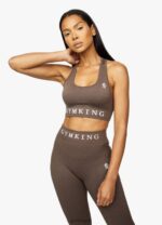 Gym King Seamless Results Bra Espresso Marl Women Clothing J2PFB560 - Image 4