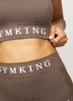 Gym King Seamless Results Bra Espresso Marl Women Clothing J2PFB560 - Image 6