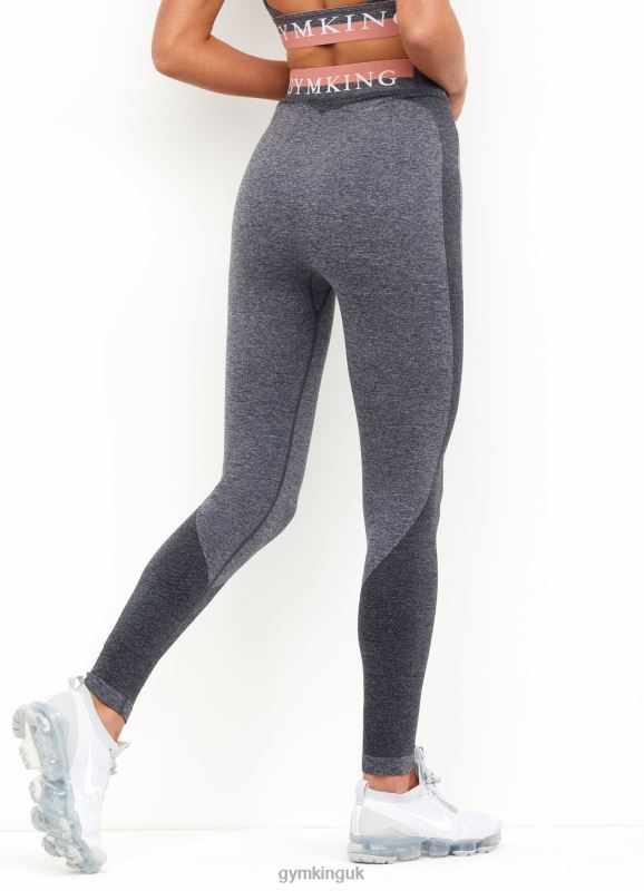Gym King Seamless Results Legging Mid Grey/Brick Women Clothing J2PFB338 - Image 8