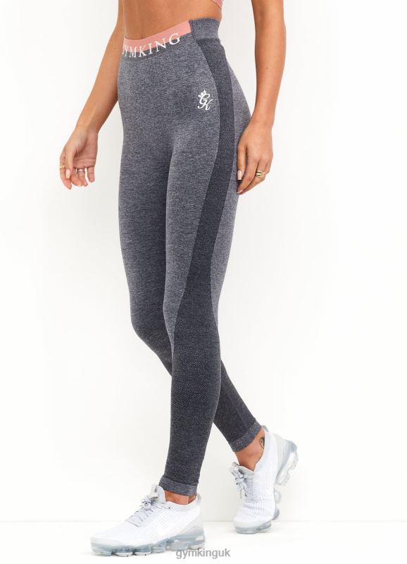 Gym King Seamless Results Legging Mid Grey/Brick Women Clothing J2PFB338 - Image 1