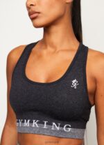 Gym King Seamless Results Sports Bra Black Women Clothing J2PFB585 - Image 3