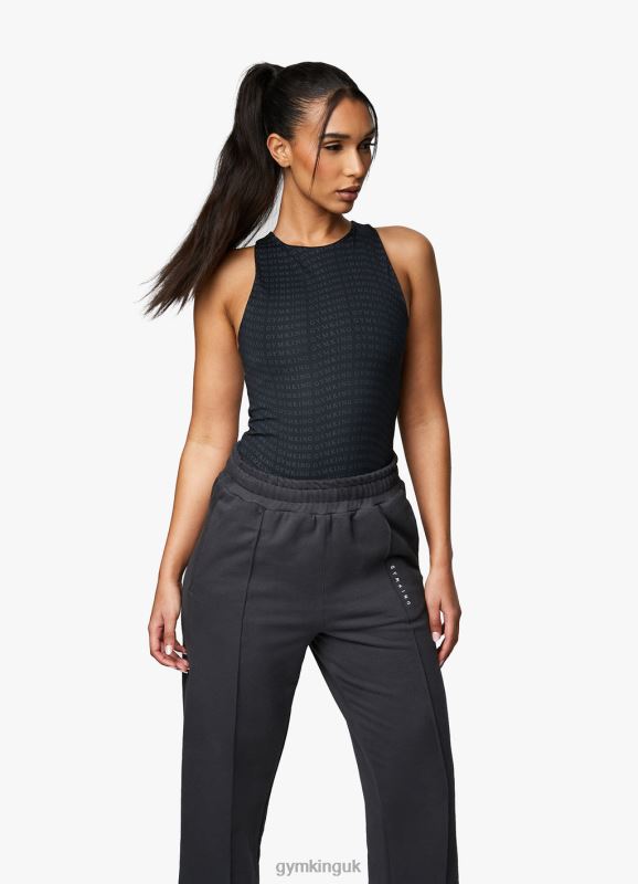 Gym King Shadow All Over Print Bodysuit Dark Pewter Print Women Clothing J2PFB416 - Image 11