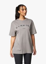 Gym King Shadow BF Tee Taupe Women Clothing J2PFB375 - Image 3