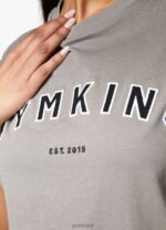 Gym King Shadow BF Tee Taupe Women Clothing J2PFB375 - Image 8