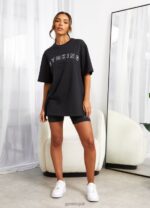 Gym King Shadow Raised Seam Cycle Short Dark Pewter Women Clothing J2PFB376 - Image 8