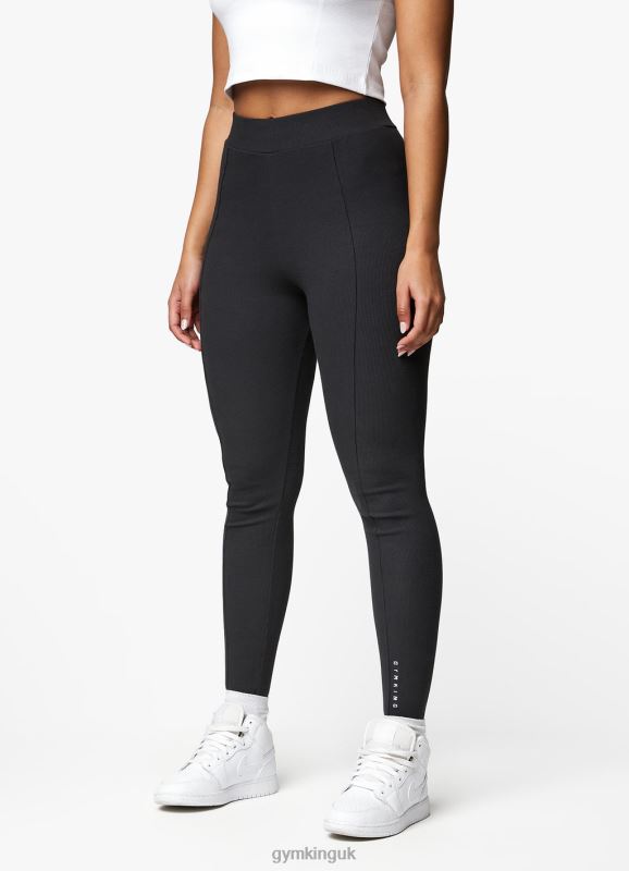 Gym King Shadow Raised Seam Legging Dark Pewter Women Clothing J2PFB321 - Image 4