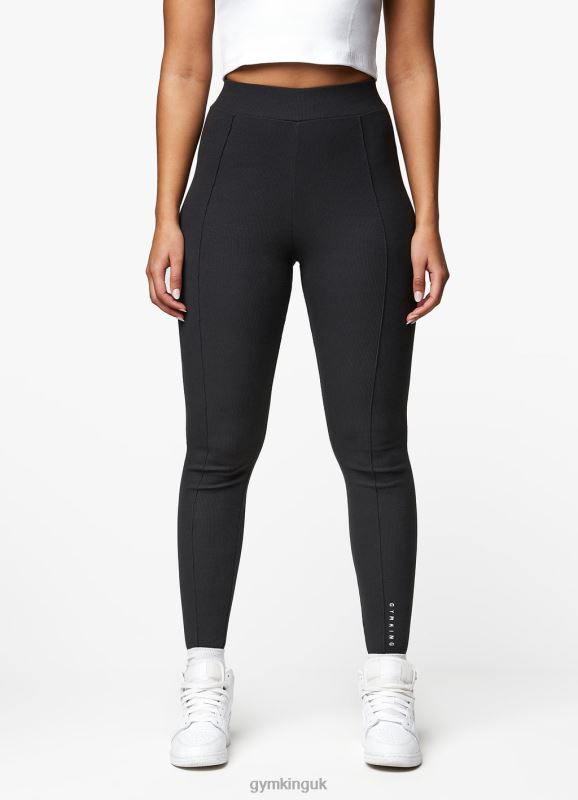 Gym King Shadow Raised Seam Legging Dark Pewter Women Clothing J2PFB321 - Image 6