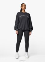 Gym King Shadow Raised Seam Legging Dark Pewter Women Clothing J2PFB321 - Image 8