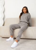Gym King Shadow Tracksuit Taupe Women Clothing J2PFB568 - Image 12