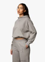 Gym King Shadow Tracksuit Taupe Women Clothing J2PFB568 - Image 3