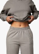 Gym King Shadow Tracksuit Taupe Women Clothing J2PFB568 - Image 8