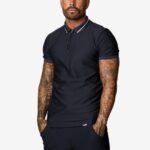 Gym King Signature Embroidered Polo Navy Men Clothing J2PFB79