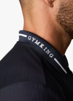 Gym King Signature Embroidered Polo Navy Men Clothing J2PFB79 - Image 3